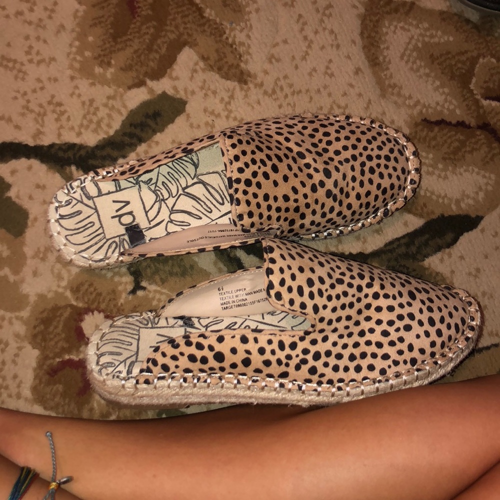 Dolce Vita/Target Leopard 6 1/2 Slip Ons